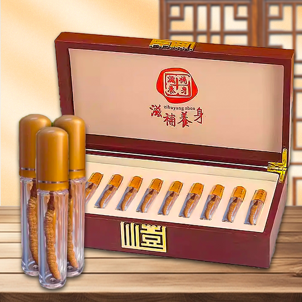 Đông Trùng Hạ Thảo Khô Nguyên Con 10g/ Hộp Vip D300-10V1