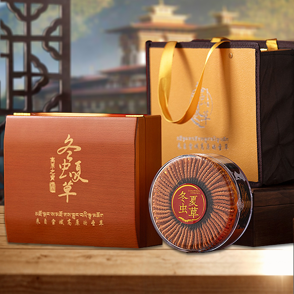 Đông Trùng Hạ Thảo BHUTAN Loại VIP1 Hộp 100g Size180