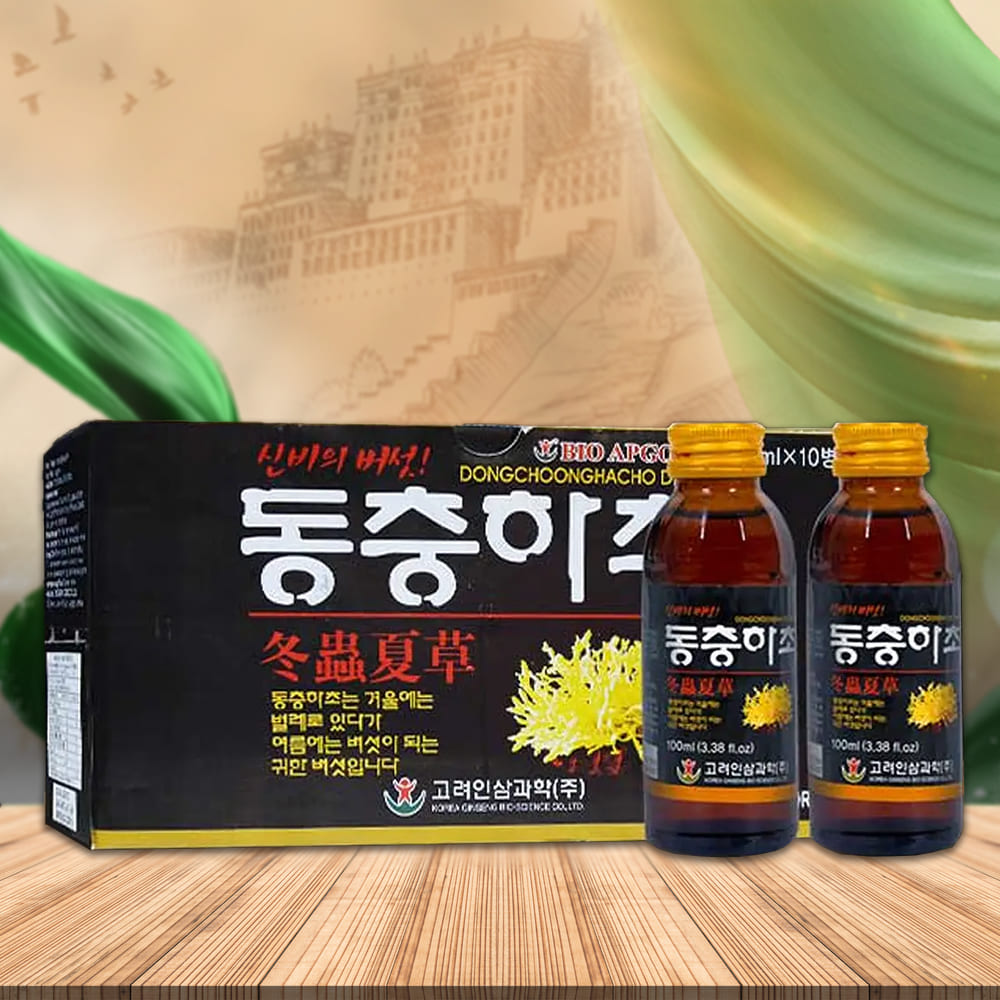 Nước Uống Đông Trùng Hạ Thảo Bio Apgold Hộp 10 Lọ D020