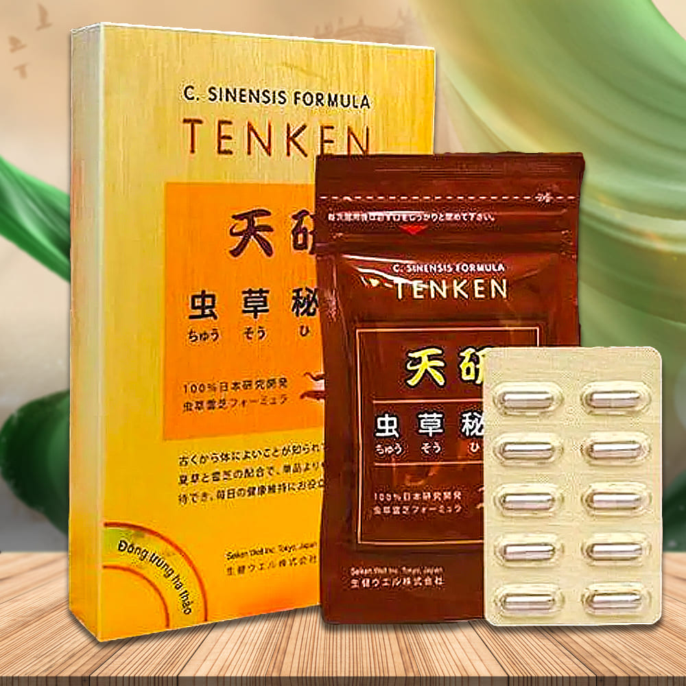 Viên Đông Trùng Hạ Thảo Tenken Của Nhật Bản D026