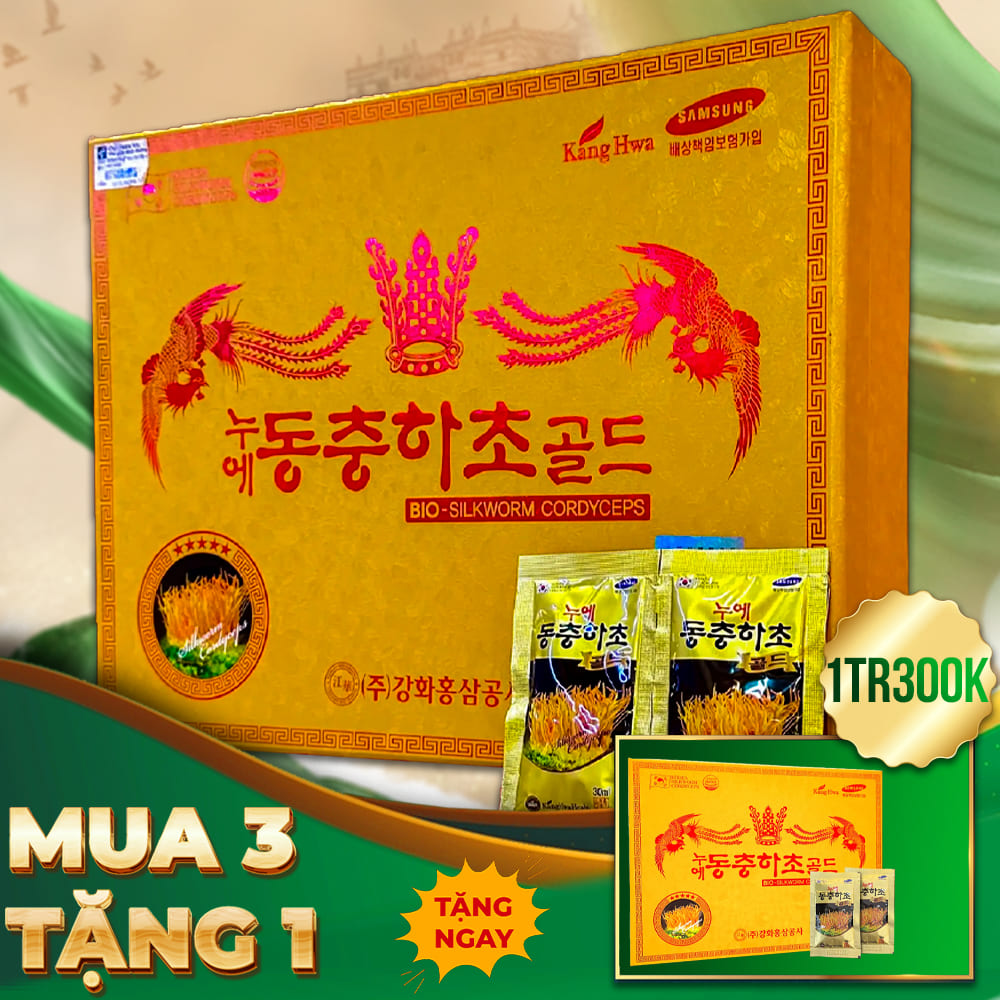 Nước Đông Trùng Hạ Thảo Hàn Quốc Cao Cấp 60 Gói D043